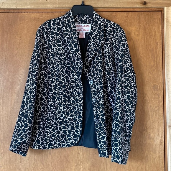 charles glueck Jackets & Blazers - Vintage Charles Glueck silk blazer